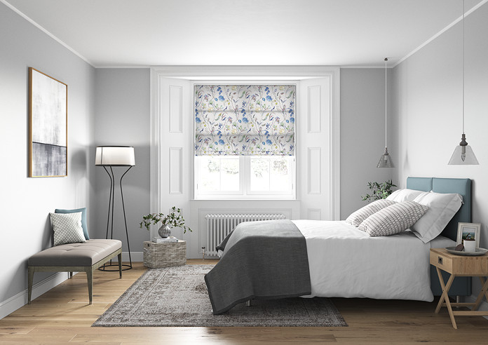 Grove, Saxon Blue - Roman Blind - Image 5